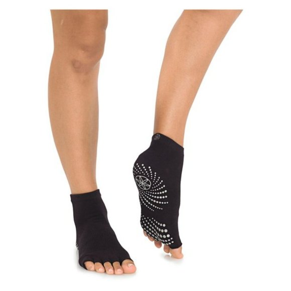 NWT GAIAM  TOELESS YOGA SOCKS - 1 PAIR - Picture 1 of 3